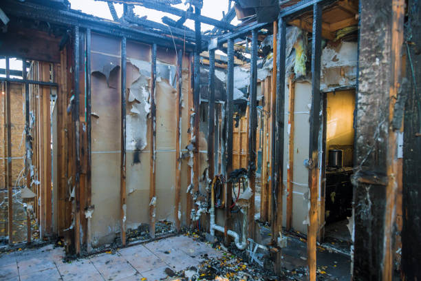 Professional Fire Damage Restoration technician working in Gresham Park, GA